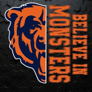 Believe In Monsters - Chicago Bears Funny SVG Cricut File