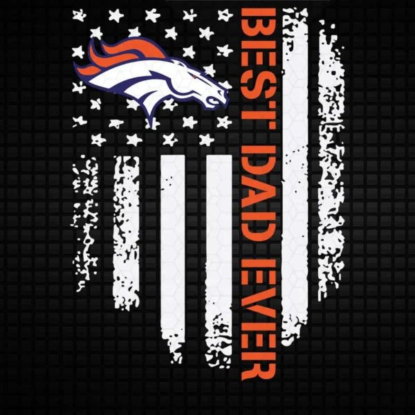 modern with a vintage twist Broncos classic SVG design showing pride for Cricut and Silhouette cutting machines