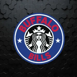 Bills Fans Love Coffee Buffalo Bills Football Team SVG Silhouette
