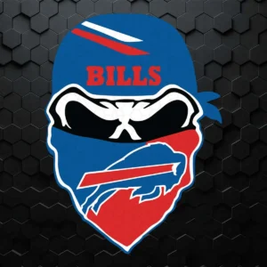 Bills Skull Football Vector Nfl Sport SVG File For Cricut