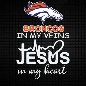 modern with a bold and inspirational touch Broncos classic SVG design showing pride for Cricut and Silhouette cutting machines