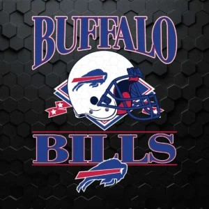 Buffalo Bills 1960 Helmet Logo SVG Digital Download