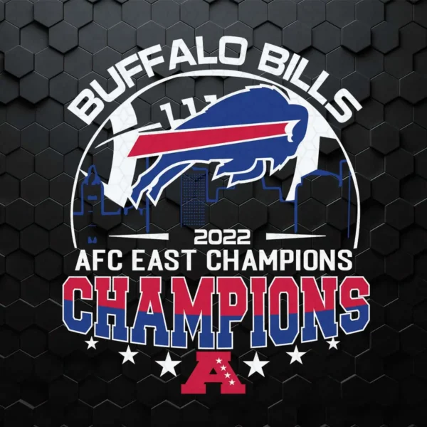 Buffalo Bills 2022 AFC EAST Champions SVG Cricut File