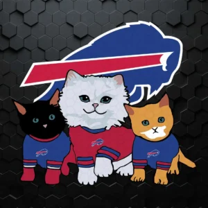 Buffalo Bills Cat Super Bowl NFL Logo SVG Cat Lovers