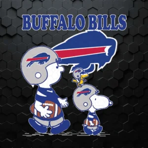 Buffalo Bills Charlie Brown And Snoopy SVG