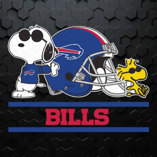 Buffalo Bills Cute Snoopy Woodstock SVG Digital Download