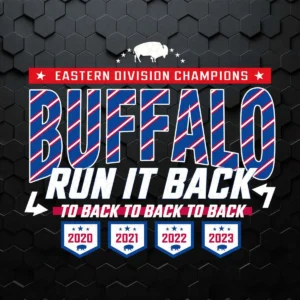 Buffalo Bills Eastern Division Champions Run It Back SVG
