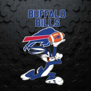 Buffalo Bills Football Bunny SVG Cricut Digital Download
