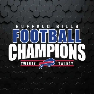 Buffalo Bills Football Champions 2020 SVG