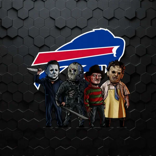 Buffalo Bills Halloween Horror Crew Football PNG File