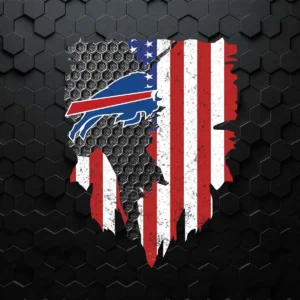 Buffalo Bills Inside American Flag Inside Me PNG File