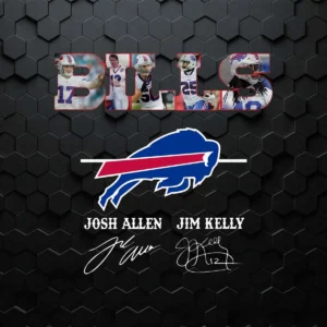 Buffalo Bills Josh Allen Jim Kelly NFL Football PNG File