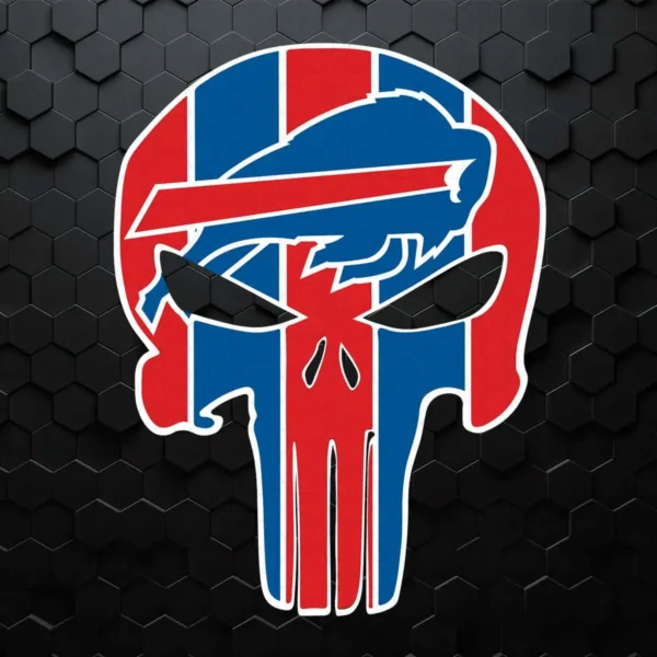 Buffalo Bills Logo Skull SVG Cricut Digital Download