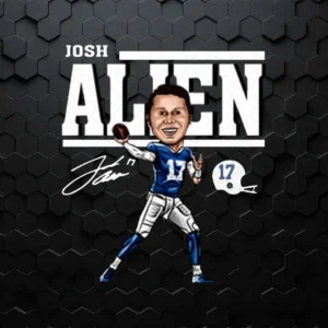 Buffalo Bills Mafia Josh Allen Cartoon SVG Cut File