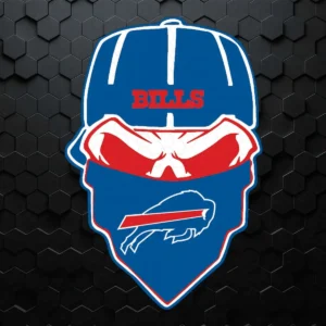 Buffalo Bills Ninja Face SVG Cricut Digital Download