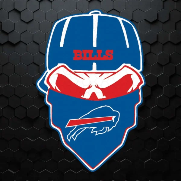Buffalo Bills Ninja Face SVG Cricut Digital Download