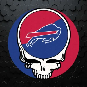 Buffalo Bills Skull SVG Cut Files Layered Digital Download