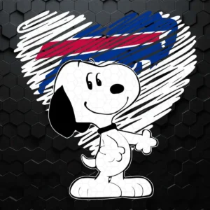 Buffalo Bills Snoopy Heart SVG Cricut Digital Download