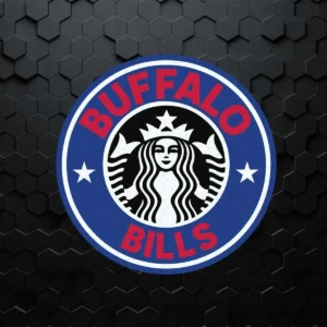 Buffalo Bills Starbucks Wrap Coffee Lovers SVG Cutting File