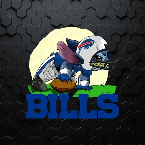 Buffalo Bills Stitch Ready For The Football Battle Nfl PNG