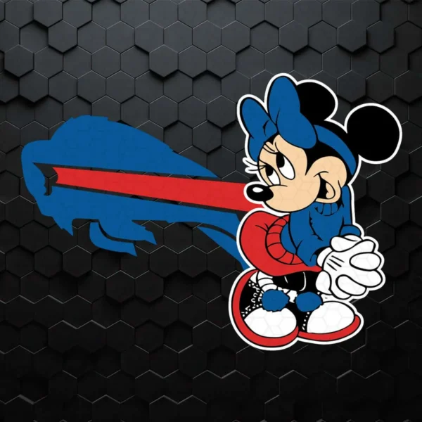 Buffalo Bills Super Bowl Love Minnie Disneyland SVG