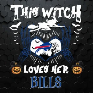 Buffalo Bills This Witch Loves Her Bills Halloween SVG