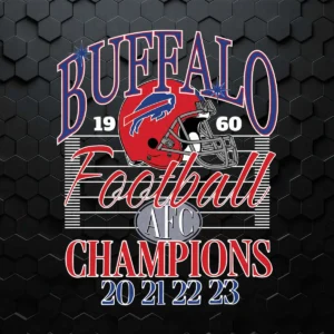 Buffalo Football Afc Champions SVG Digital Download