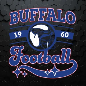 Buffalo Football Helmet 1960 SVG NFL Super Bowl SVG
