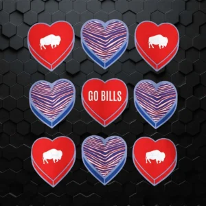 Buffalo Go Bills Love Football NFL Super Bowl PNG File