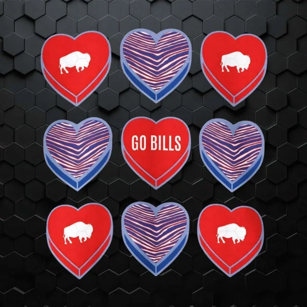 Buffalo Go Bills Love Football NFL Super Bowl PNG File