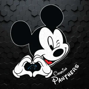 Carolina Panthers Disney Mickey Lovers SVG Digital File