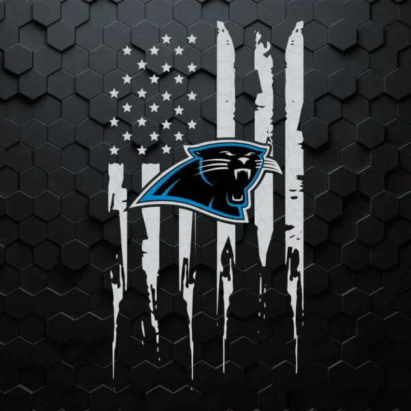 Carolina Panthers Flag SVG Cricut Digital Download