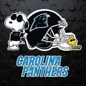Carolina Panthers Snoopy Lovers SVG Cricut File