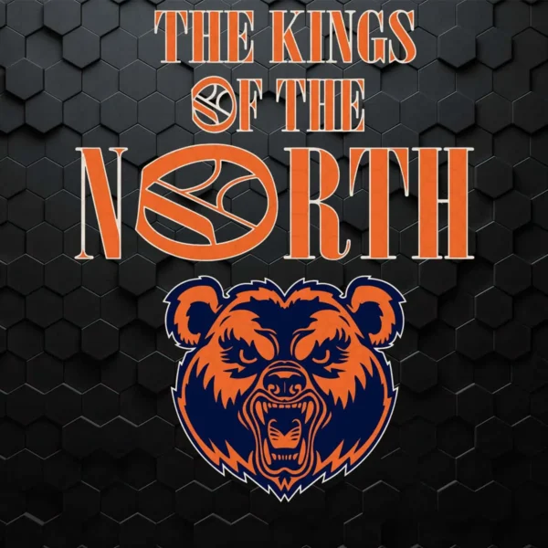 Chicago Bears Football The Kings Of The North Bears SVG