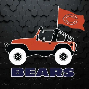 Chicago Bears Jeep NFL Football Logo SVG Cricut File