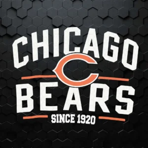 Chicago Bears Logo Sport NFL Football SVG For Bears Lovers