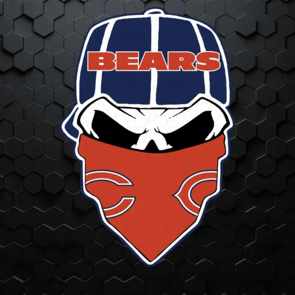 Chicago Bears Skull Super Bowl Nfl Team SVG