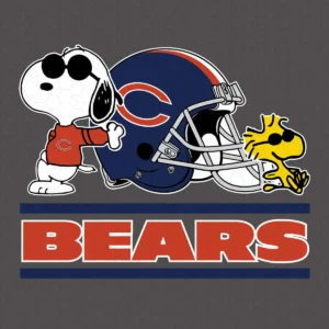 Chicago Bears Snoopy And Woodstock SVG American Football