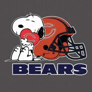 Chicago Bears Snoopy Lovers SVG Cricut File NFL Football