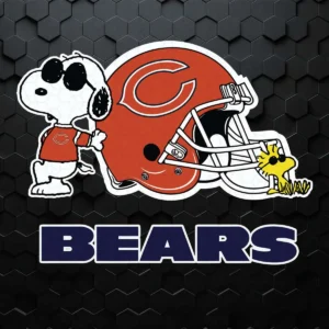 Chicago Bears Snoopy NFL Football SVG Cricut File