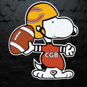 Chicago Bears Snoopy Players Funny SVG Cricut File Clipart