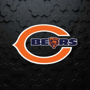 Chicago Bears Sport Logo SVG Background Transparent Digital File