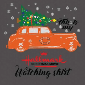 Chicago Bears This Is My Hallmark Christmas Movie Watching SVG