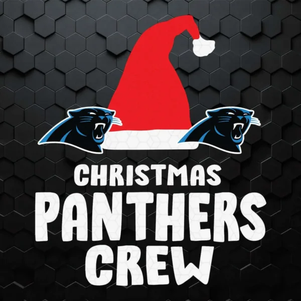 Christmas Crew Carolina Panthers SVG Cricut File