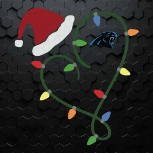 Christmas With Carolina Panthers SVG Happy Christmas Day