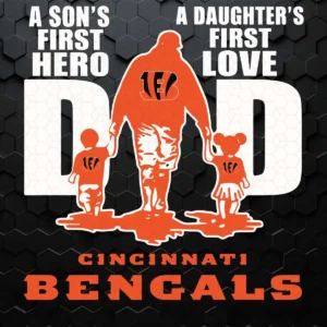 bold and modern with a family-oriented theme Bengals classic SVG design showing pride and nostalgia for Cricut and Silhouette cutting machines