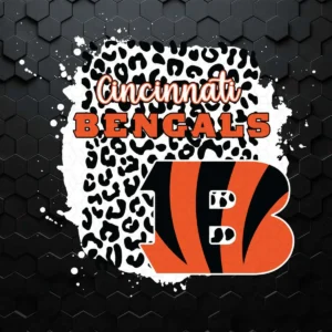 modern with bold elements and a playful twist Bengals logo SVG design showing excitement for Cricut and Silhouette cutting machines