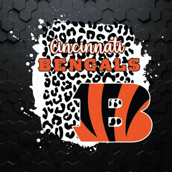modern with bold elements and a playful twist Bengals logo SVG design showing excitement for Cricut and Silhouette cutting machines