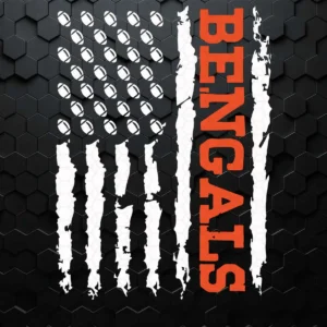 modern and bold with a touch of vintage Bengals classic SVG design showing excitement and pride for Cricut and Silhouette cutting machines