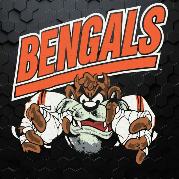 bold and modern with a touch of vintage flair Bengals classic SVG design showing excitement for Cricut and Silhouette cutting machines
